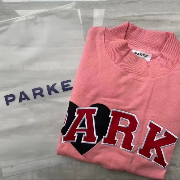 Pink Parke Heart Graphic Women’s Sweatshirt - Picture 3 of 5